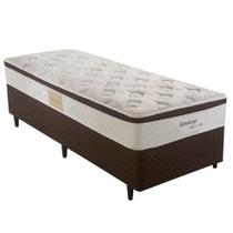 Cama Box de Solteiro Herval Edimburgo, Molas Maxspring, 64x88x188 cm Cama Box de Solteiro Herval Edimburgo, Molas Maxspring, 64x88x188 cm