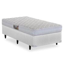 Cama Box de Solteiro Herval Frontier, Espuma Alto Suporte, 56x88x188 cm Cama Box de Solteiro Herval Frontier, Espuma Alto Suporte, 56x88x188 cm