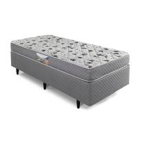 Cama Box de Solteiro Herval Ortopedic Black, Espuma Alto Suporte, 59x88x188 cm