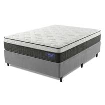 Cama Box Desmontável Colchão King Molas Ensacadas Euro In Atlantic 193x203x66cm Cama Box Desmontável Colchão King Molas Ensacadas Euro In Atlantic 193x203x66cm