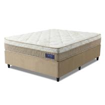 Cama Box Desmontável Colchão King Molas Ensacadas Euro In Natural Confort 193x203x63cm
