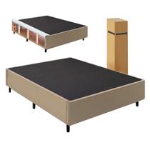 Cama Box desmontável com Baú Lateral Queen para Colchão de 1,58m Sider
