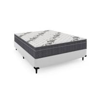 Cama Box e Colchão Airtech 100 Ortop - Casal (138x188)