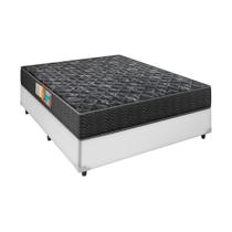 Cama Box e Colchão Casal Espuma Super Firme D60 Portobel