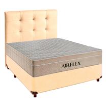 Cama Box e Colchão Casal Molas Ensacadas Airflex + Cabeceira Begetiza Cama Box e Colchão Casal Molas Ensacadas Airflex + Cabeceira Begetiza