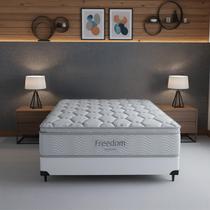 Cama Box e Colchão Freedom - Queen (158x198)