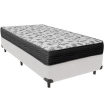 Cama Box e Colchão ISO100 Espuma D33 Solteiro Ortobom