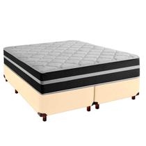 Cama Box e Colchão King Molas Ensacadas Classic Airflex Colchões Begetiza