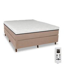 Cama Box e Colchão Magnético Casal Bio 1000 Tipo de Massagens Cromo - Eco Master