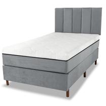 Cama Box e Colchão Magnético com Cabeceira - Eco New Luxo