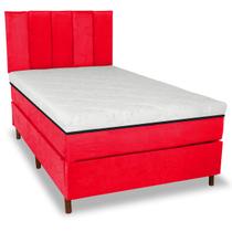 Cama Box e Colchão Magnético com Cabeceira - Therapy Life Slim