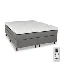 Cama Box e Colchão Magnético King Bio Massageador - Eco Prince