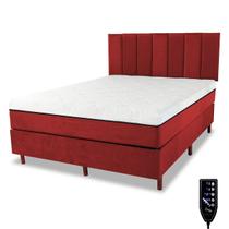 Cama Box e Colchão Magnético Massageador com Cabeceira - Therapy Life Basic