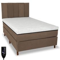 Cama Box e Colchão Magnético Massageador com Cabeceira - Therapy Life Basic