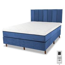 Cama Box e Colchão Magnético Massageador com Cabeceira - Therapy Life Elegancy
