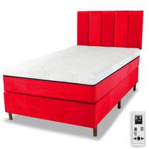 Cama Box e Colchão Magnético Molas Massageador com Cabeceira - Eco Gold Cama Box e Colchão Magnético Molas Massageador com Cabeceira - Eco Gold
