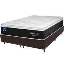 Cama Box e Colchão Magnum Molas Ensacadas King Plumatex