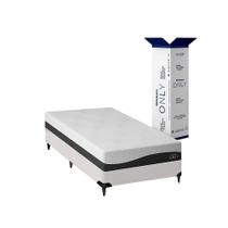 Cama box e Colchão Only Solteiro (88x188x61) - Ortobom