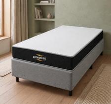 Cama Box e Colchão Orthopedic D33 V-Store 78x188x30