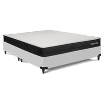 Cama Box e Colchão Poli D45 Ortoclass - Queen (158x198)