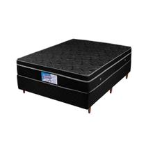 Cama Box e Colchão Queen Massageador Tecnológico ComfortMax One Face 158x198x55 cm Bege ou Preto - Ganhe um Presente Cama Box e Colchão Queen Massageador Tecnológico ComfortMax One Face 158x198x55 cm Bege ou Preto - Ganhe um Presente