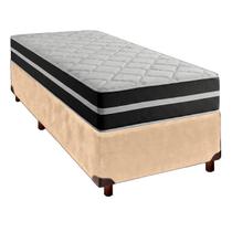Cama Box e Colchão Solteiro Molas Ensacadas Classic Airflex Colchões Perola Cama Box e Colchão Solteiro Molas Ensacadas Classic Airflex Colchões Perola