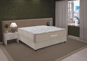 Cama Box e Colchão Viscomemory Casal (138x188) - Ortobom