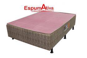 Cama Box Espumativa Casal - Estampa Sortida ( 138x188x43 )