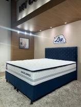 Cama Box Excellence Colchão C/Pillow e conjunto base box - Ley Colchões