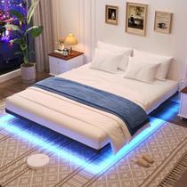 Cama Box Flutuante Awesofurni Full com Luzes LED Inteligentes Cama Box Flutuante Awesofurni Full com Luzes LED Inteligentes