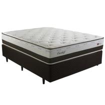 Cama Box Herval Cardiff Casal, Molas Maxspring, 69 x 138 x 188 cm