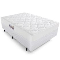 Cama Box Herval Casal Alto Suporte Top D45 New, 60x128x188 cm, Espuma D45 Cama Box Herval Casal Alto Suporte Top D45 New, 60x128x188 cm, Espuma D45