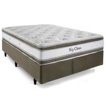 Cama Box Herval King Alto Suporte Big Class, 71x193x203 cm, Molas ConforClass Cama Box Herval King Alto Suporte Big Class, 71x193x203 cm, Molas ConforClass