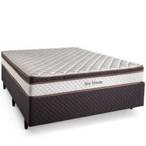 Cama Box Herval New Veneza Casal, Molas Bonnel, 59 x 138 x 188 cm