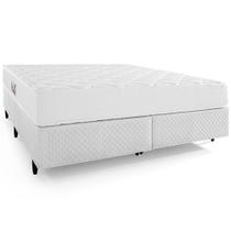 Cama Box Herval Queen Alto Suporte Top D45 New, 64x158x198 cm, Espuma D45