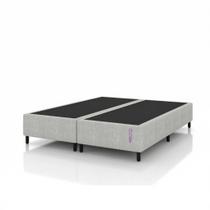 Cama Box Jaquard Cayambe Bege Queen 198x158x25 cm Smartz