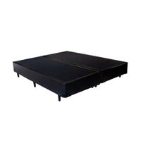 Cama Box King 193 Bipartido - Tecido Suede Preto Cama Box King 193 Bipartido - Tecido Suede Preto