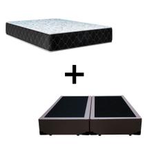 Cama Box King 193 Tecido Sintético Marrom Com Colchão Marrocos - Poliéster - Espuma D33 30cm Cama Box King 193 Tecido Sintético Marrom Com Colchão Marrocos - Poliéster - Espuma D33 30cm