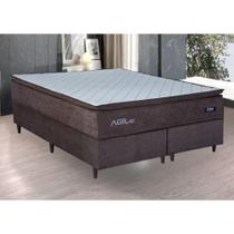 Cama Box King (193x203) D28 Molas Ensacadas Agile Design - Design estofado