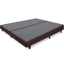 Cama Box King Anti Refluxo Marrom Inclinada 193x203cm BF Colchões Cama Box King Anti Refluxo Marrom Inclinada 193x203cm BF Colchões