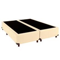 Cama Box King Bege Nature 193x203 Cama Box King Bege Nature 193x203