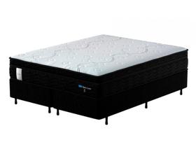 Cama Box King (Box + Colchão) Probel Bipartido - de Mola Ensacada 53cm de Altura Turim