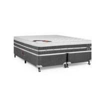 Cama Box King Castor Premium Gel Pocket 193x203x59 + Box Castor Cama Box King Castor Premium Gel Pocket 193x203x59 + Box Castor