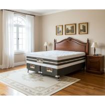 Cama Box King Castor Silver Star Air Double Face Tecnopedic 193x203x61 + Box Castor Cama Box King Castor Silver Star Air Double Face Tecnopedic 193x203x61 + Box Castor