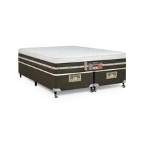 Cama Box King Castor Silver Star Air One Face Tecnopedic 193x203x59 + Box Castor