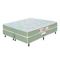 Cama Box King Castor Sleep Max D33 193x203x45 + Box Castor Verde