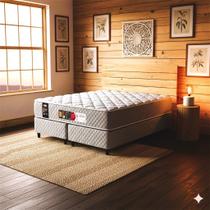 Cama Box King Castor Sleep Max D33 193x203x52 + Box Castor