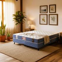 Cama Box King Castor Sleep Max D45 193x203x45 + Box Castor