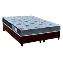 Cama Box King: Colchão Anatômico Orthoflex D45/EP Cecina + Base CRC Suede Brown(193x203) Cama Box King: Colchão Anatômico Orthoflex D45/EP Cecina + Base CRC Suede Brown(193x203)