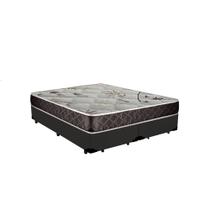 Cama Box King Colchão Aylla Espuma D33 Acolchões + Box Sintético 64x193x203